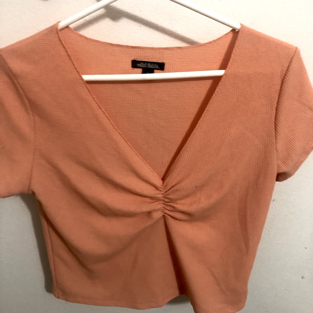 Coral color top